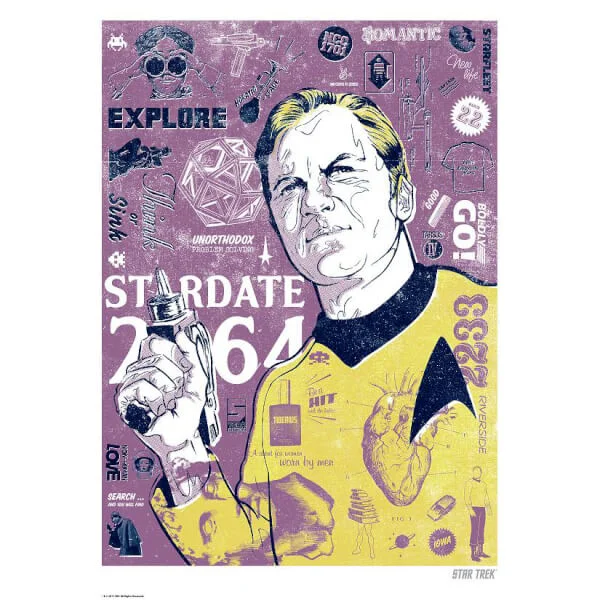 Kirk's Heart Limited Edition Giclee Art Print - Timed Sale Afbeelding 1