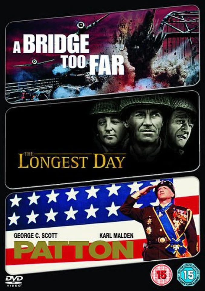 Longest Day/ A Bridge Too Far/ Patton Afbeelding 1
