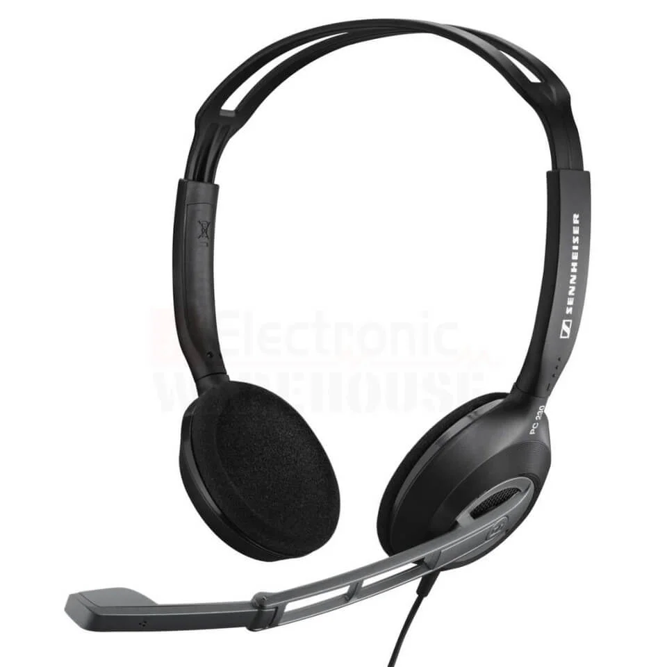 Sennheiser PC 230 On-Ear Gaming Headset with Noise Cancelling Mic - Black Afbeelding 1