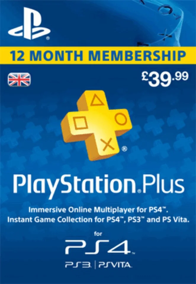 PlayStation Plus 12 Month Membership Afbeelding 1