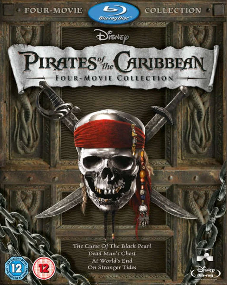 Pirates of Caribbean Box Set (1-4 plus bonus disc) Afbeelding 1