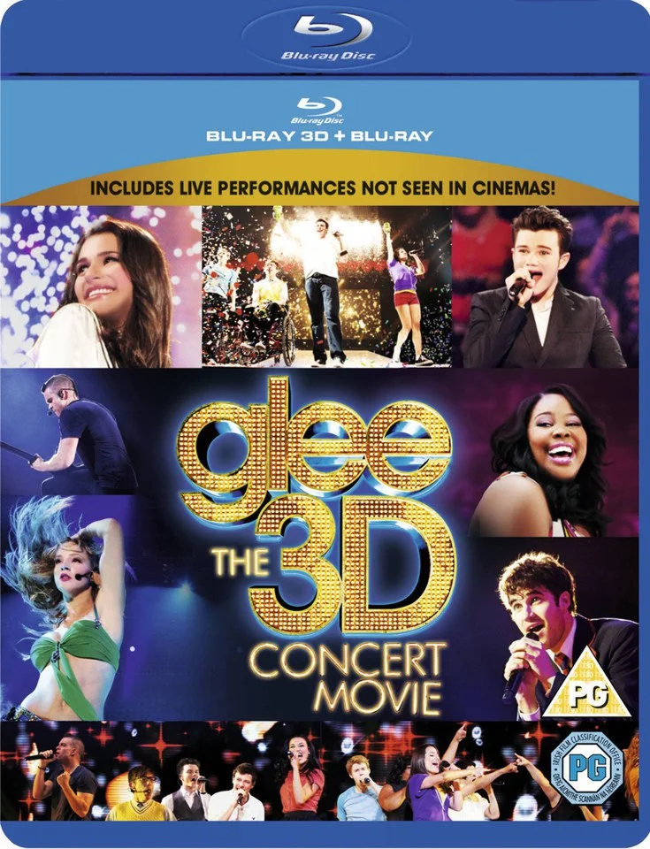 Glee Concert Movie - Ultimate 3D Edition (Bevat 3D Blu-ray, Blu-ray, DVD en Digital Copy) Afbeelding 1
