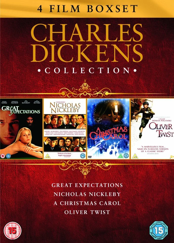 Charles Dickens Verzameling: Great Expectations / Oliver Twist / Nicholas Nickleby / A Christmas Carol Afbeelding 1
