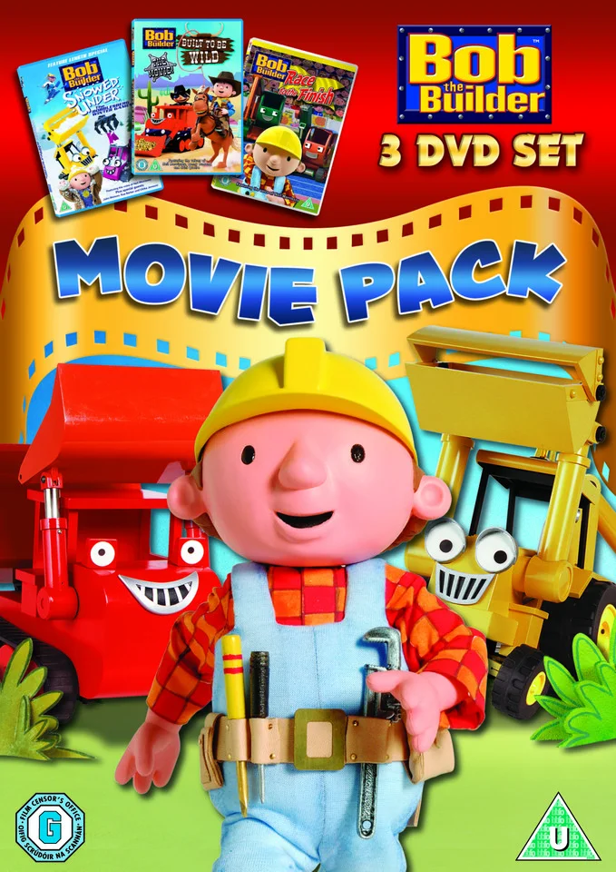 Bob the Builder Movie Pack (Snowed Under / Built to be Wild / Race to Finish) Afbeelding 1
