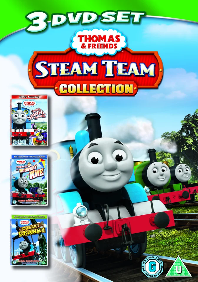 Steam Team Verzameling (Splish, Splash, Splosh / Runaway Kite / Creaky Cranky) Afbeelding 1