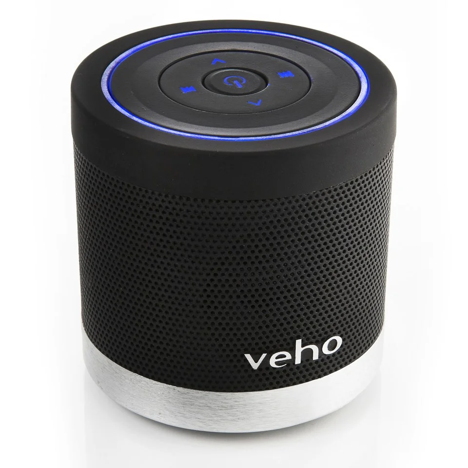 Veho Draagbare 360 Bluetooth Luidspreker voor de iPhone/Telefoons/Laptops/Netbooks - Zwart (VSS-009-360BT) Afbeelding 1