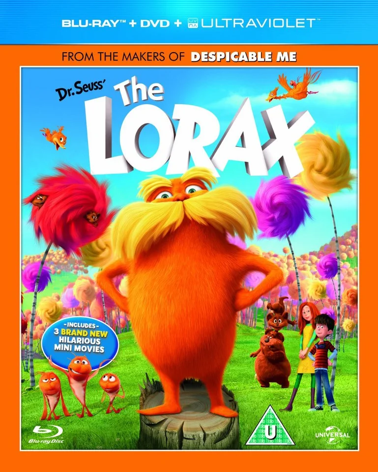 Dr. Seuss Lorax (Blu-Ray, DVD en UltraViolet Copy) Afbeelding 1