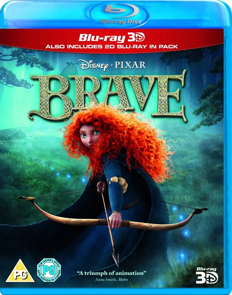 Brave 3D (Bevat 2D Blu-Ray) Afbeelding 1