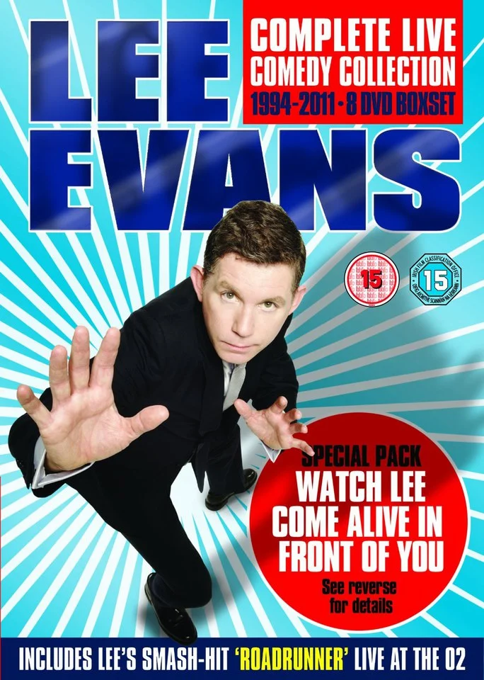 Lee Evans - Complete Live Comedy Collection Special Pack: 1994-2011 Afbeelding 1
