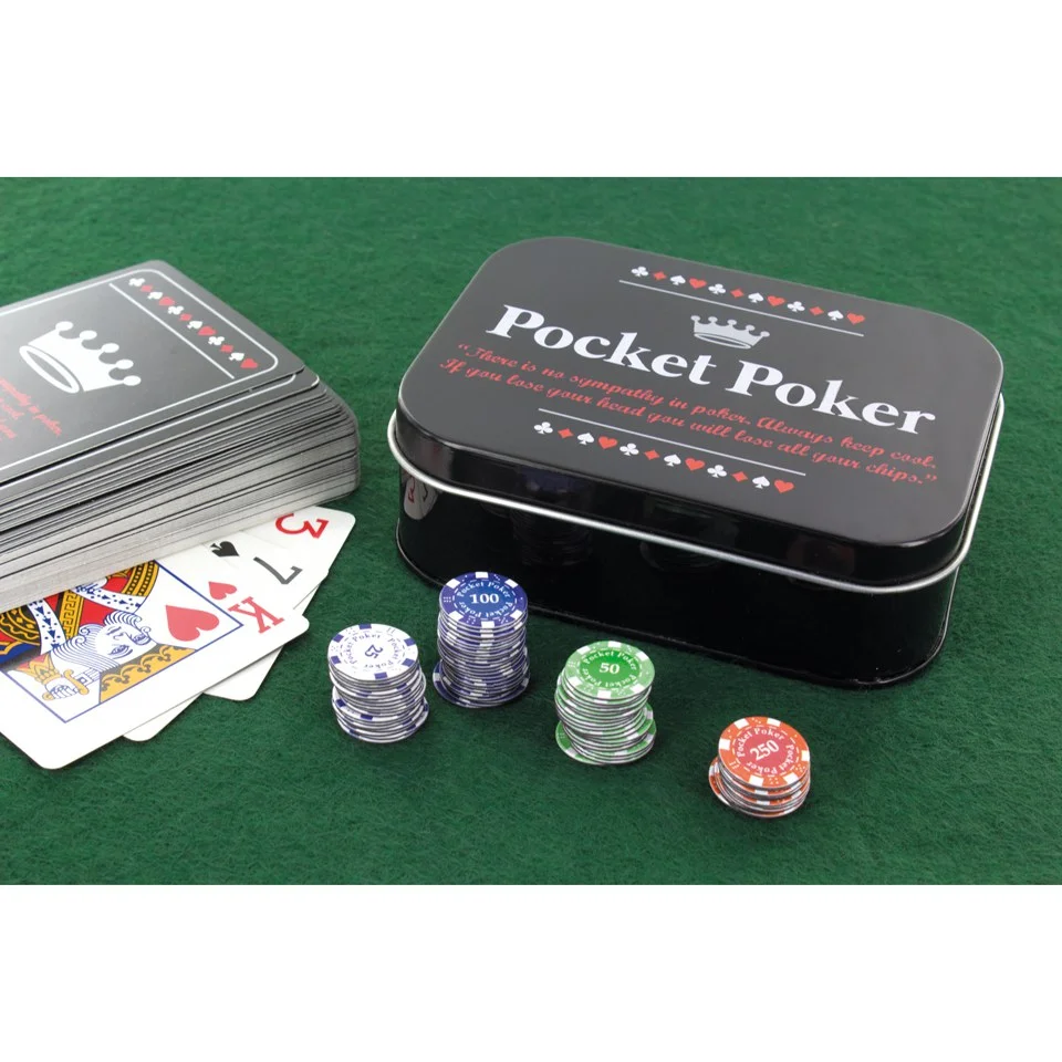 Pocket Poker Set Afbeelding 1
