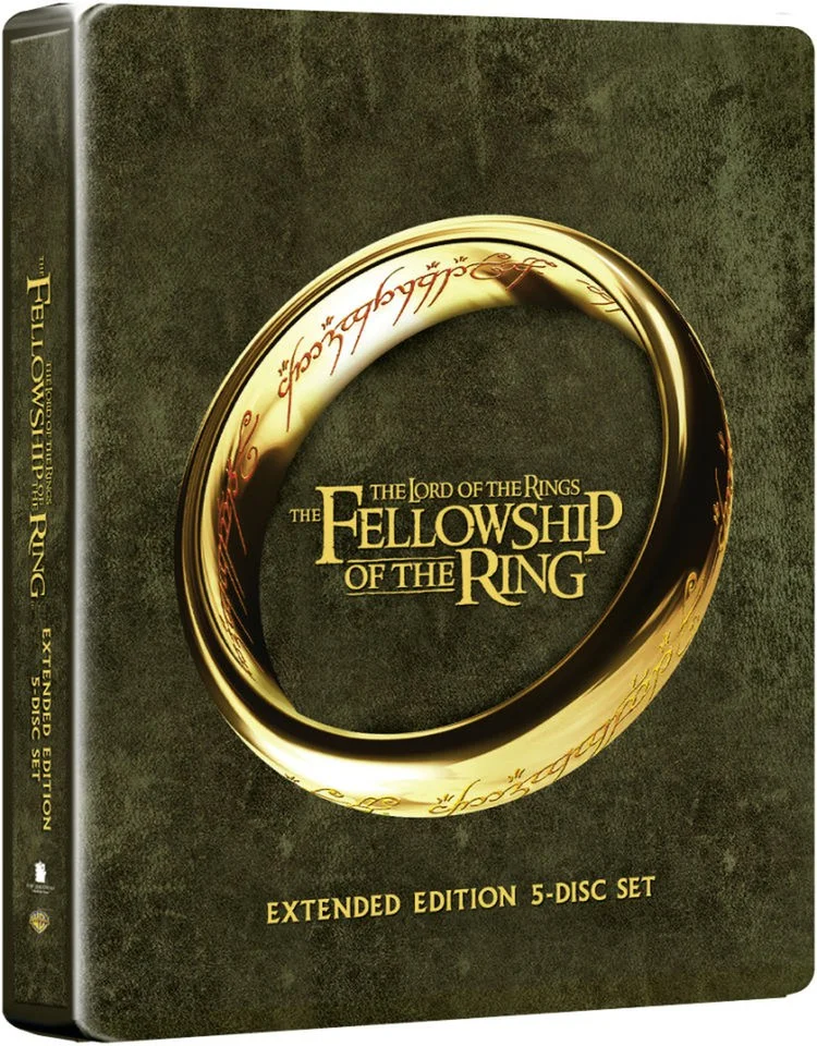 Lord of the Rings: The Fellowship of the Ring - Extended Editie Steelbook (Bevat UltraViolet Copy) Afbeelding 1