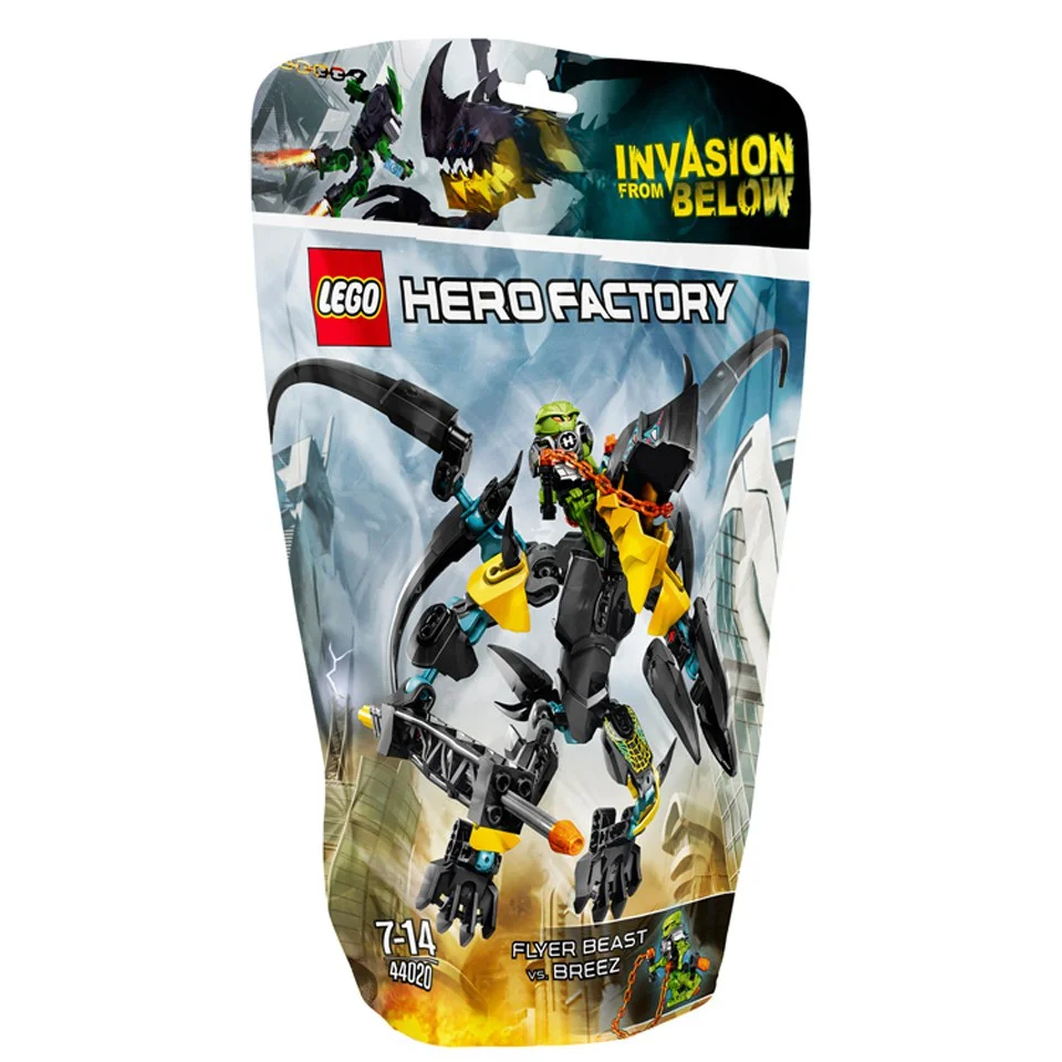 LEGO Heldenfabriek: FLYER Beast vs. BREEZ (44020) Afbeelding 1
