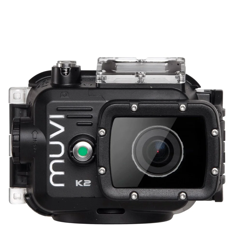 Veho Muvi K2 Wireless HD Camera with Wi-Fi, 1080p, 60fps, 100m Waterproof Case Afbeelding 1