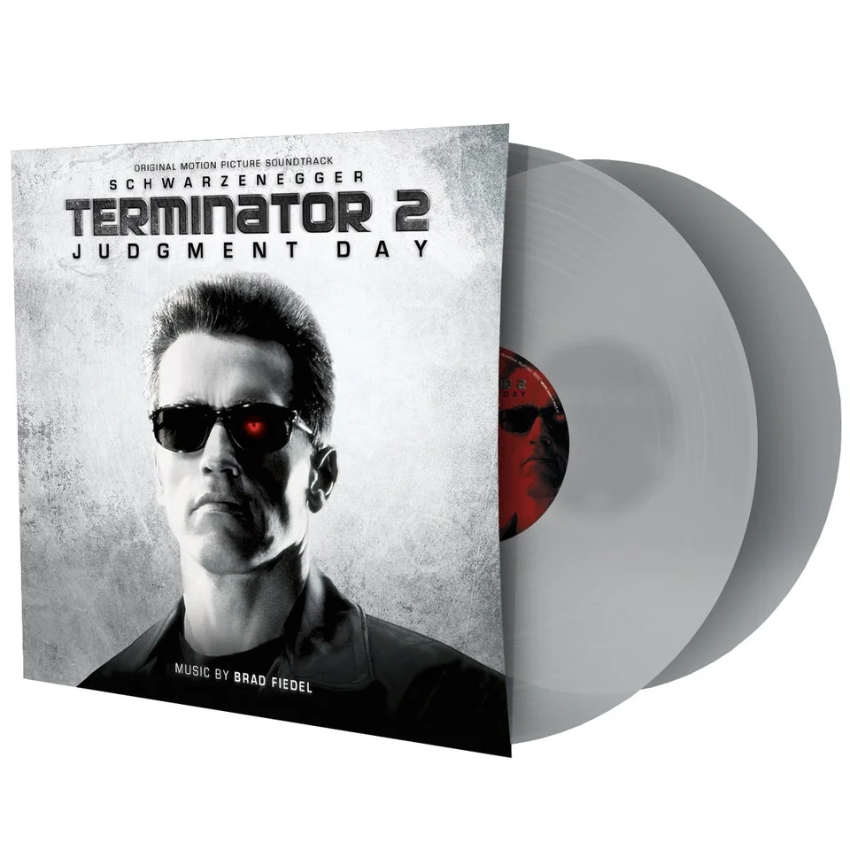 Terminator 2: Judgement Day: OST (2LP) - Zavvi Exclusive Limited Coloured Transparent Vinyl (500 Only) Afbeelding 1