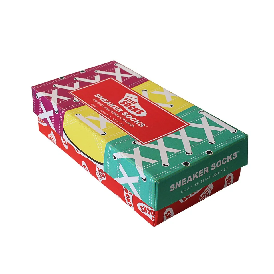 Silly Socks 3 Pairs Gift Box - Women's Sneakers - 3-7 Afbeelding 1