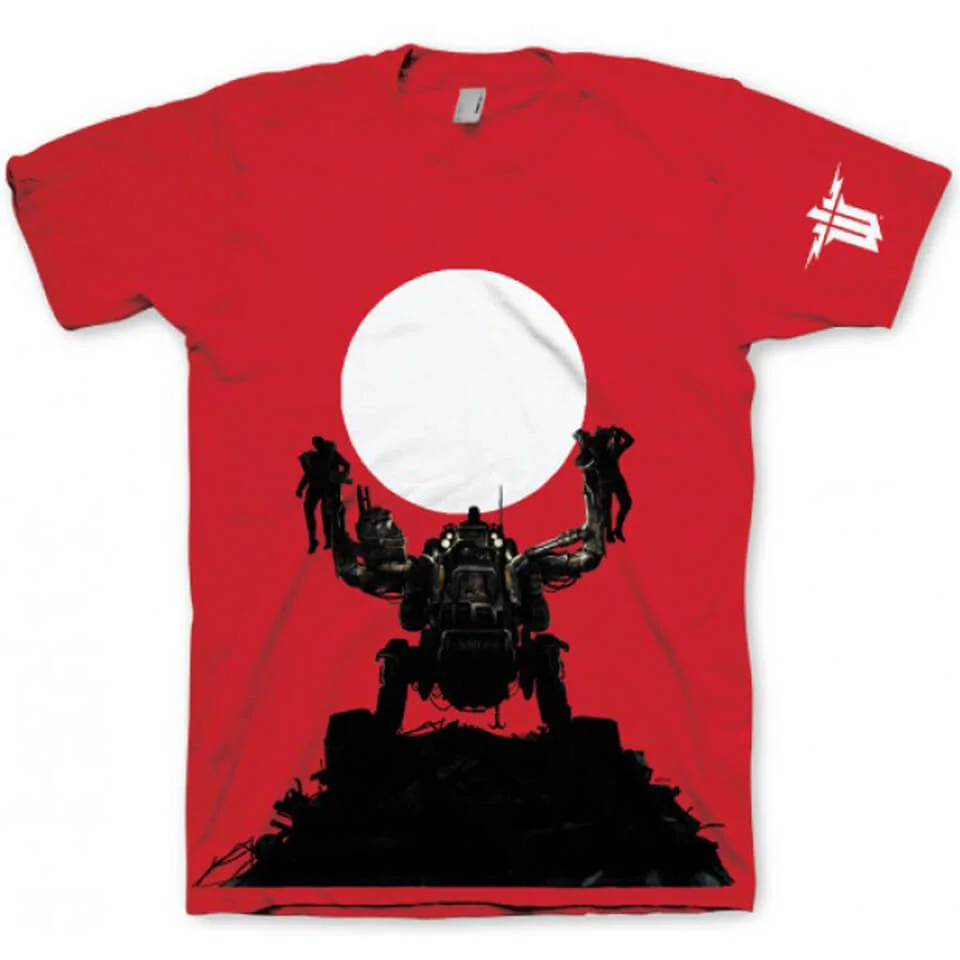 Wolfenstein Men's T-Shirt - The New Order - Red - L - Rood Afbeelding 1