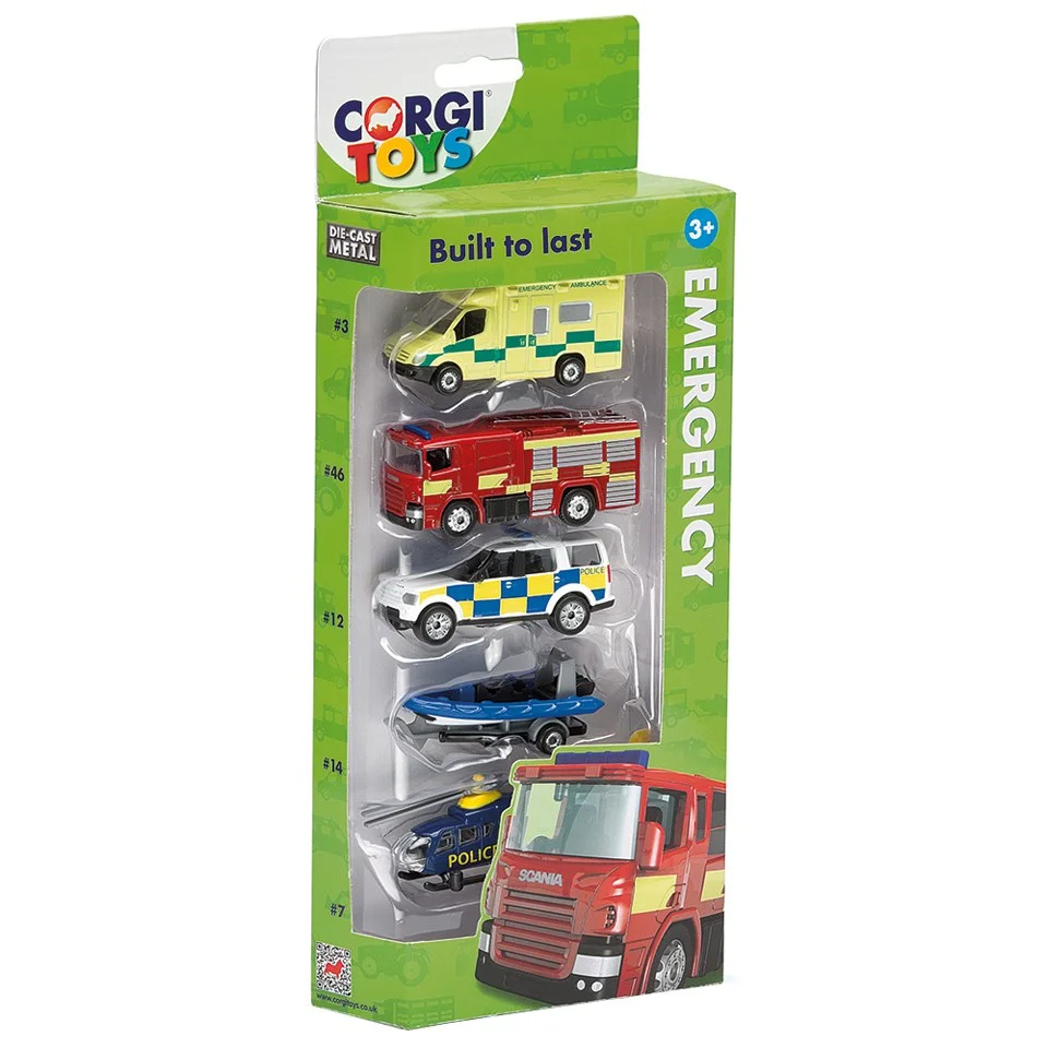 Corgi 5 Pack Emergency Vehicles Afbeelding 1