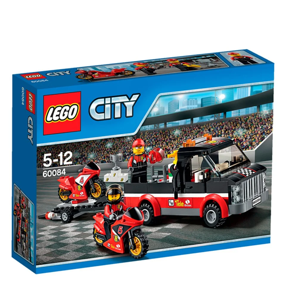 LEGO City: Racemotor transport (60084) Afbeelding 1