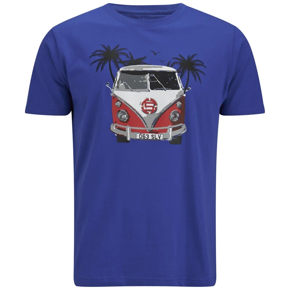 Salvage Men's Graphic Crew Neck T-Shirt - Amporo Blue - S - Blauw Afbeelding 1