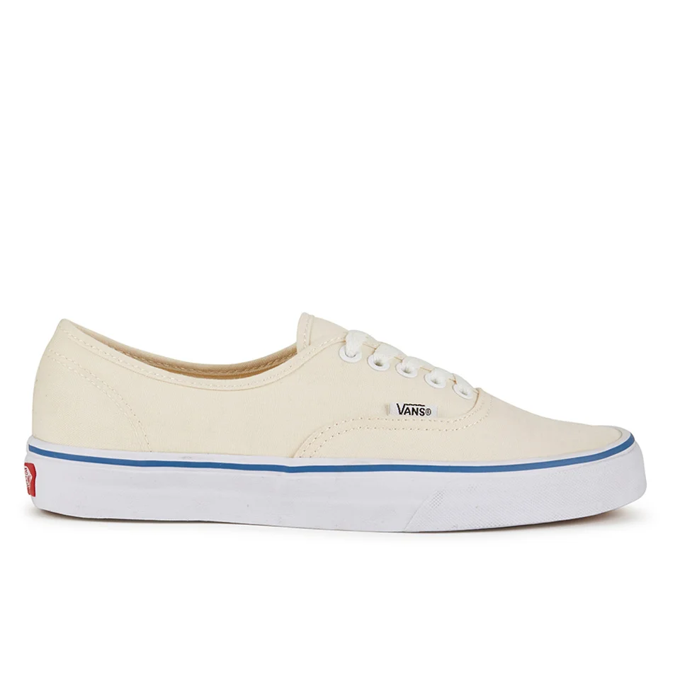 Vans Authentic Canvas Trainers - White - UK 3 - Wit Afbeelding 1