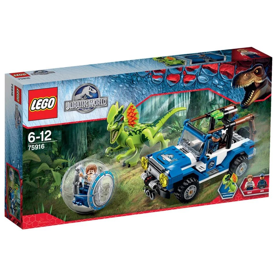 LEGO Jurassic World: Dilophosaurushinderlaag (75916) Afbeelding 1