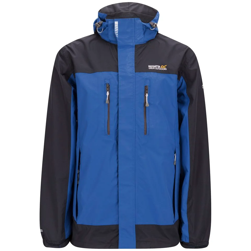 Regatta Men's Calderdale Isotex 5000 Waterproof Jacket - Oxford Blue/Navy - S - Blauw Afbeelding 1