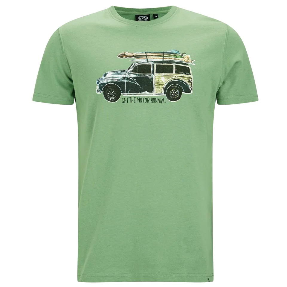 Animal Men's Loderoes Graphic T-Shirt - Sage Green - S - Groen Afbeelding 1