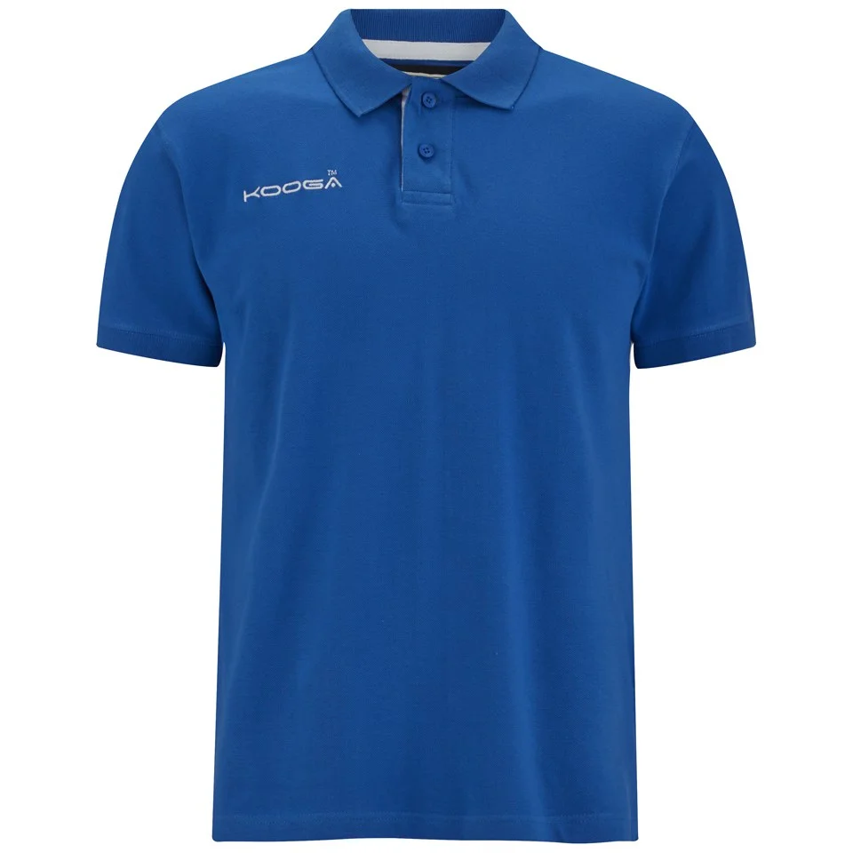 Kooga Men's Pique Polo Shirt - Reflex Blue - S - Blauw Afbeelding 1