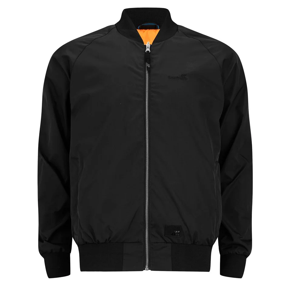 Boxfresh Men's Blacket Reversible Jacket - Black/Orange - S - Zwart Afbeelding 1