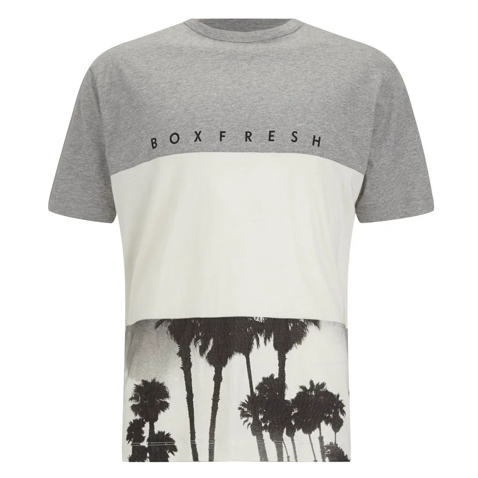 Boxfresh Men's Lozell T-Shirt - Black/White/Grey - S - Zwart Afbeelding 1