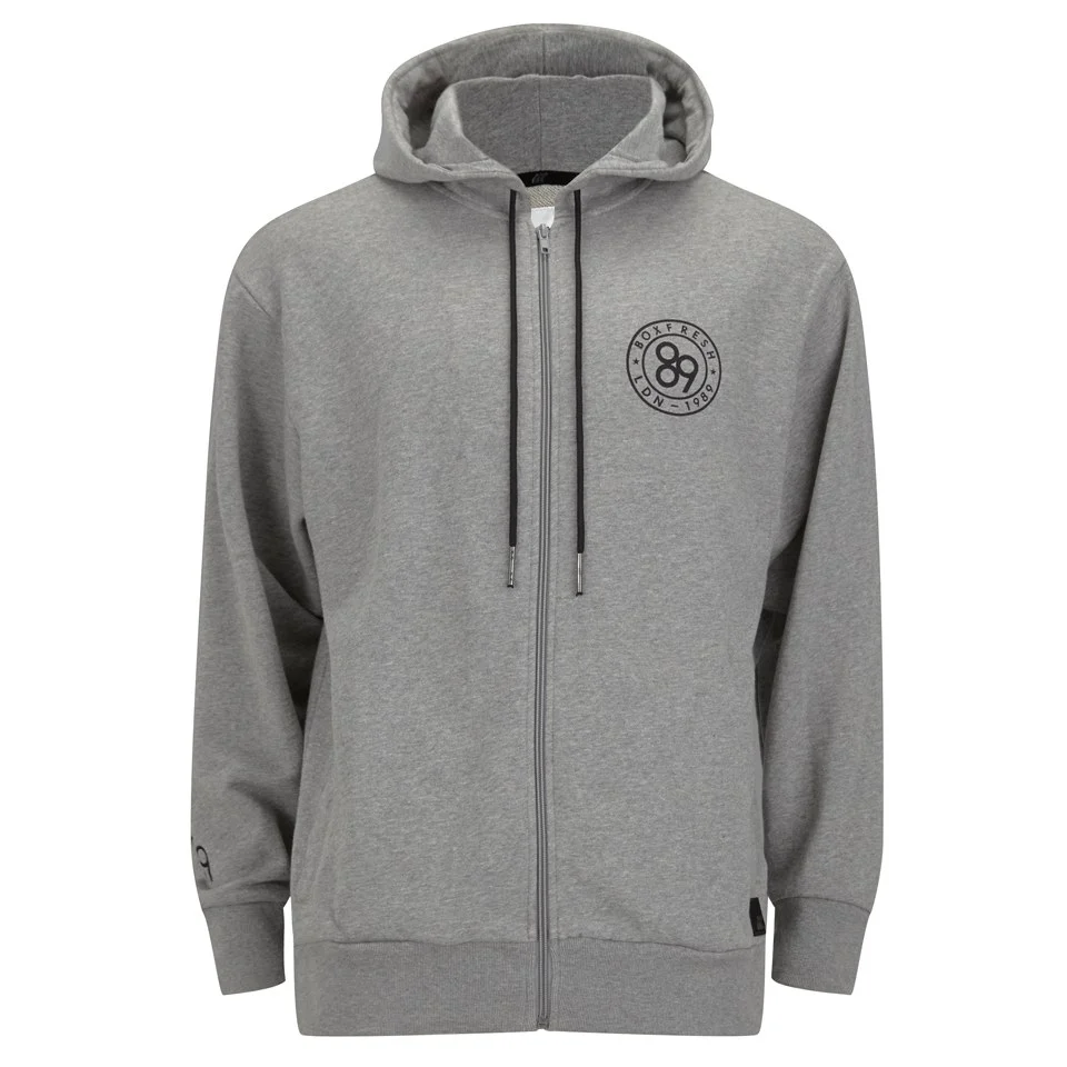 Boxfresh Men's Harrop Hoody - Grey Marl - S - Grijs Afbeelding 1
