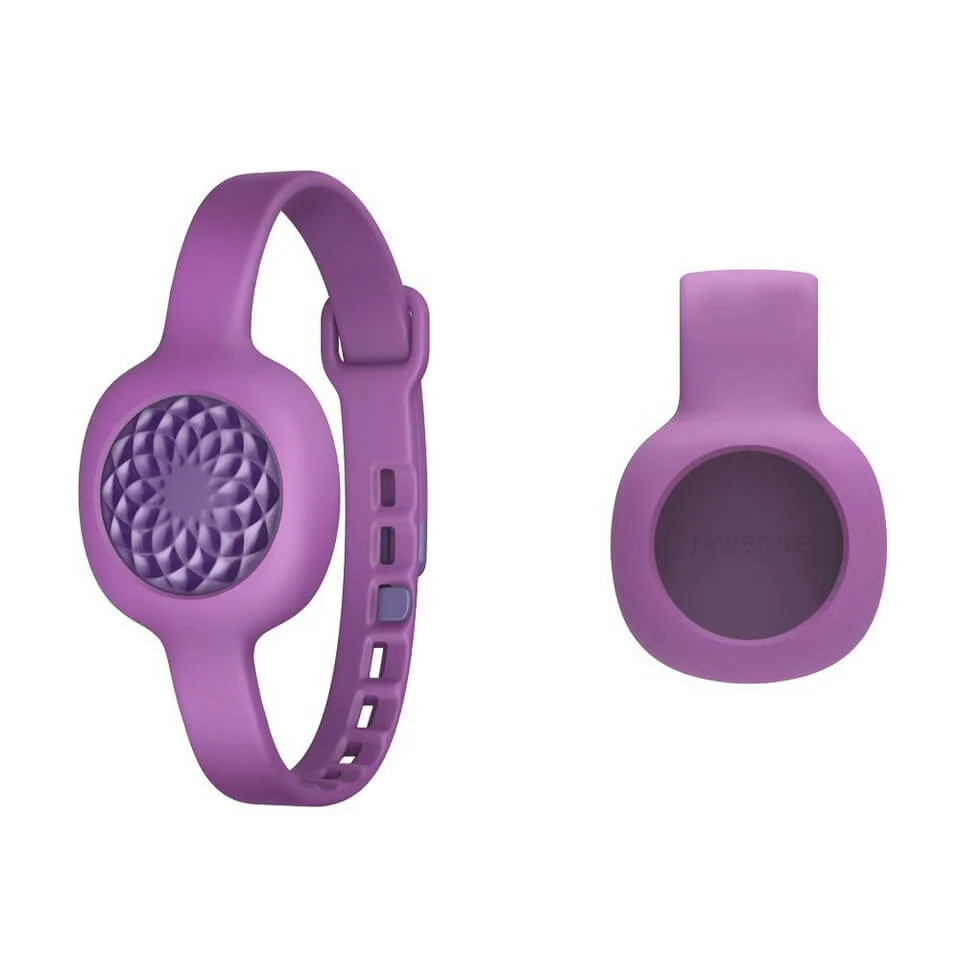 Jawbone UP Move Wireless Activity and Sleep Tracker - Clip & Strap Bundle - Grape Rose Afbeelding 1