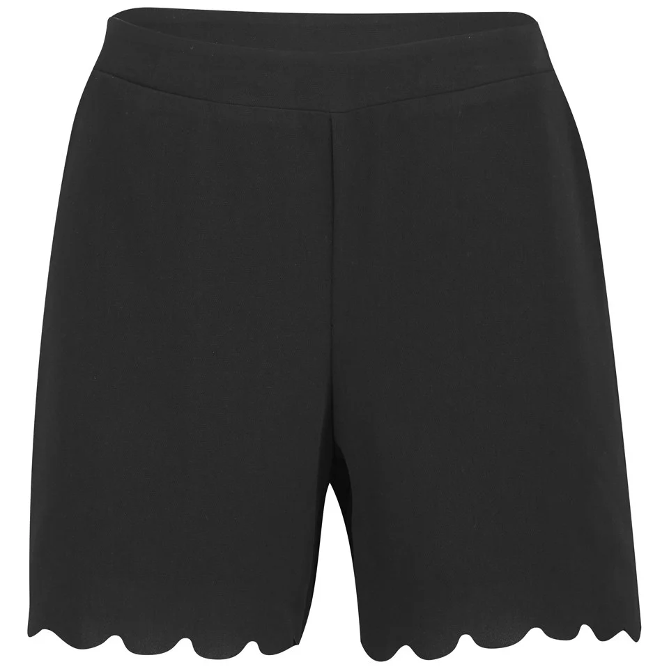 Vero Moda Women's Ring Shorts - Black - XS/UK 8 - Zwart Afbeelding 1