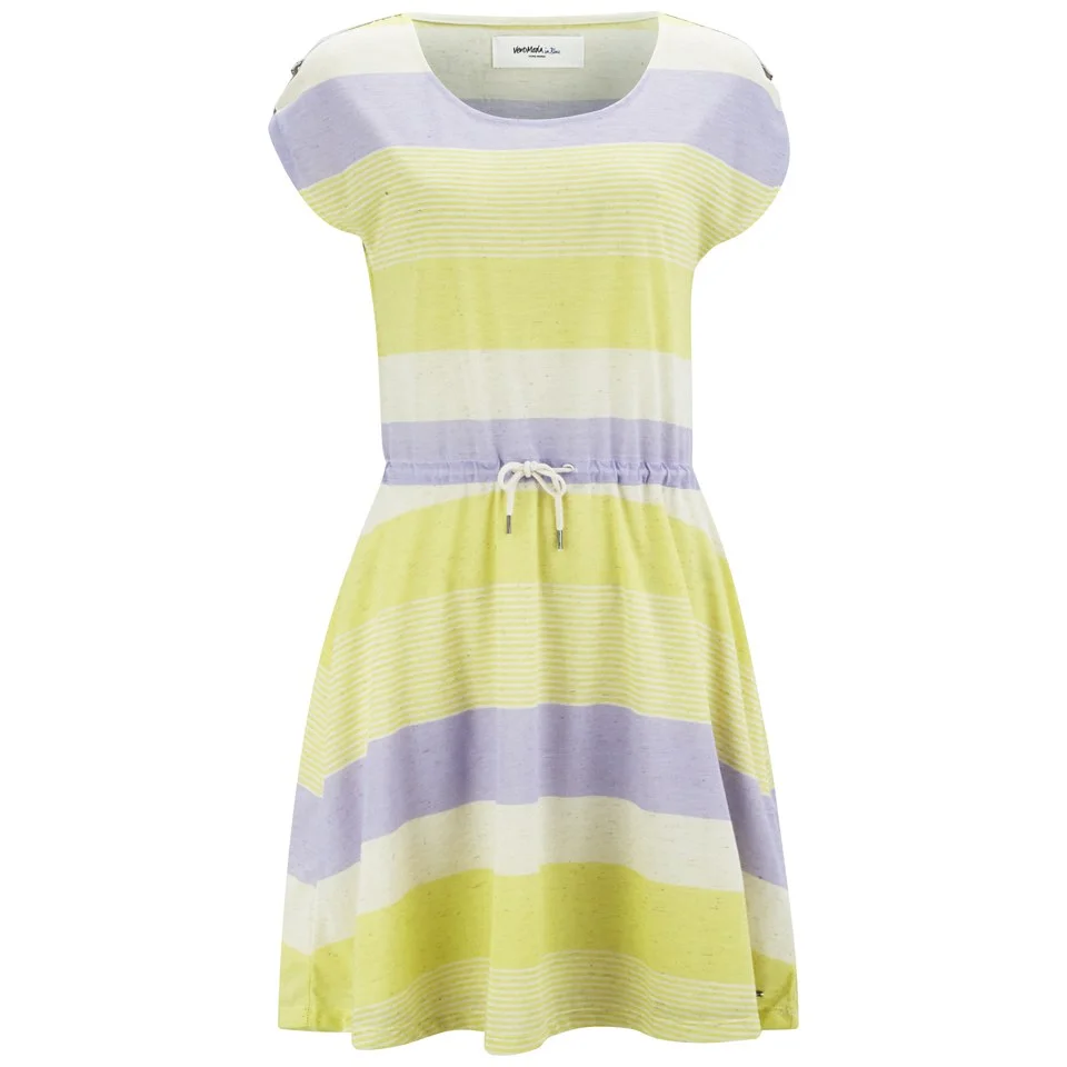 Vero Moda Women's Milly Striped Dress - Purple Heat - XS/UK 8 - Multi Afbeelding 1