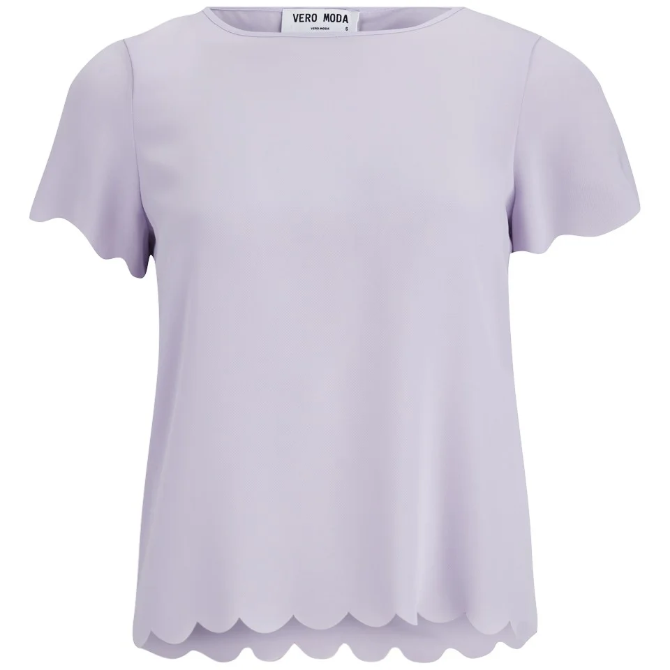 Vero Moda Women's Ring Top - Purple Heather - XS/UK 8 - Paars Afbeelding 1