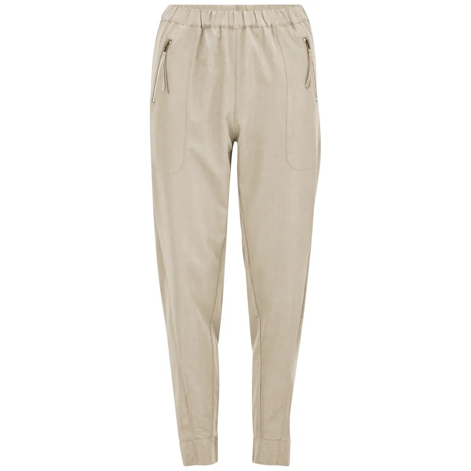 Vero Moda Women's Indi Loose Trousers - Oatmeal - XS/UK 8 - Grijs Afbeelding 1