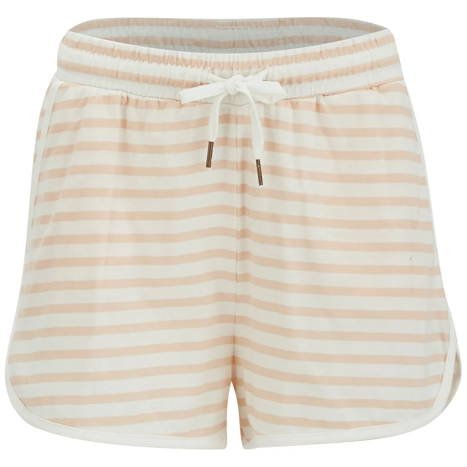 Vero Moda Women's Beaty Striped Shorts - Tropical Peach - XS/UK 8 - Multi Afbeelding 1