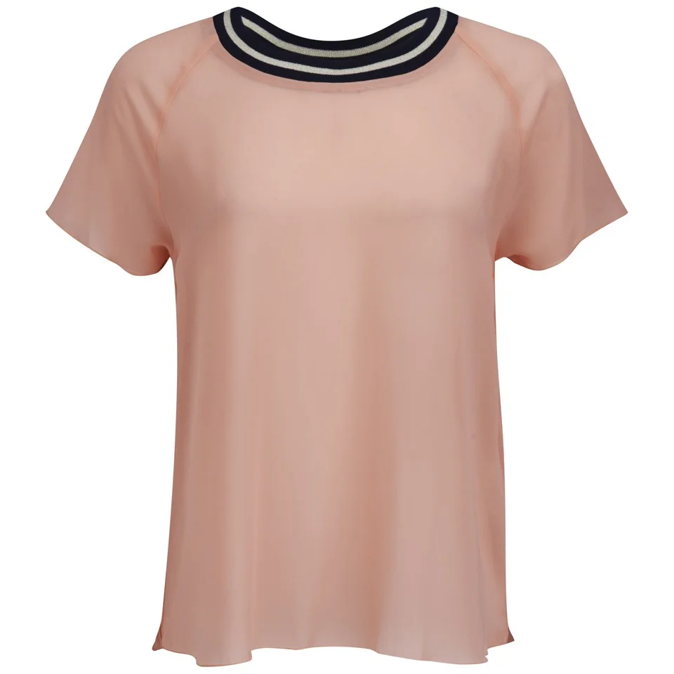 ONLY Women's Lill Sporty Top - Peach - 34/UK 6 - Peach Afbeelding 1