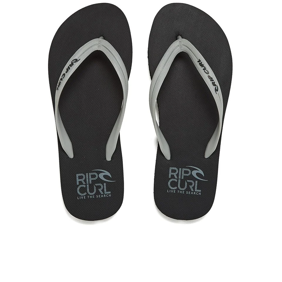 Rip Curl Men's MC EVA Flip Flops - Black/Grey - UK 7 - Zwart Afbeelding 1