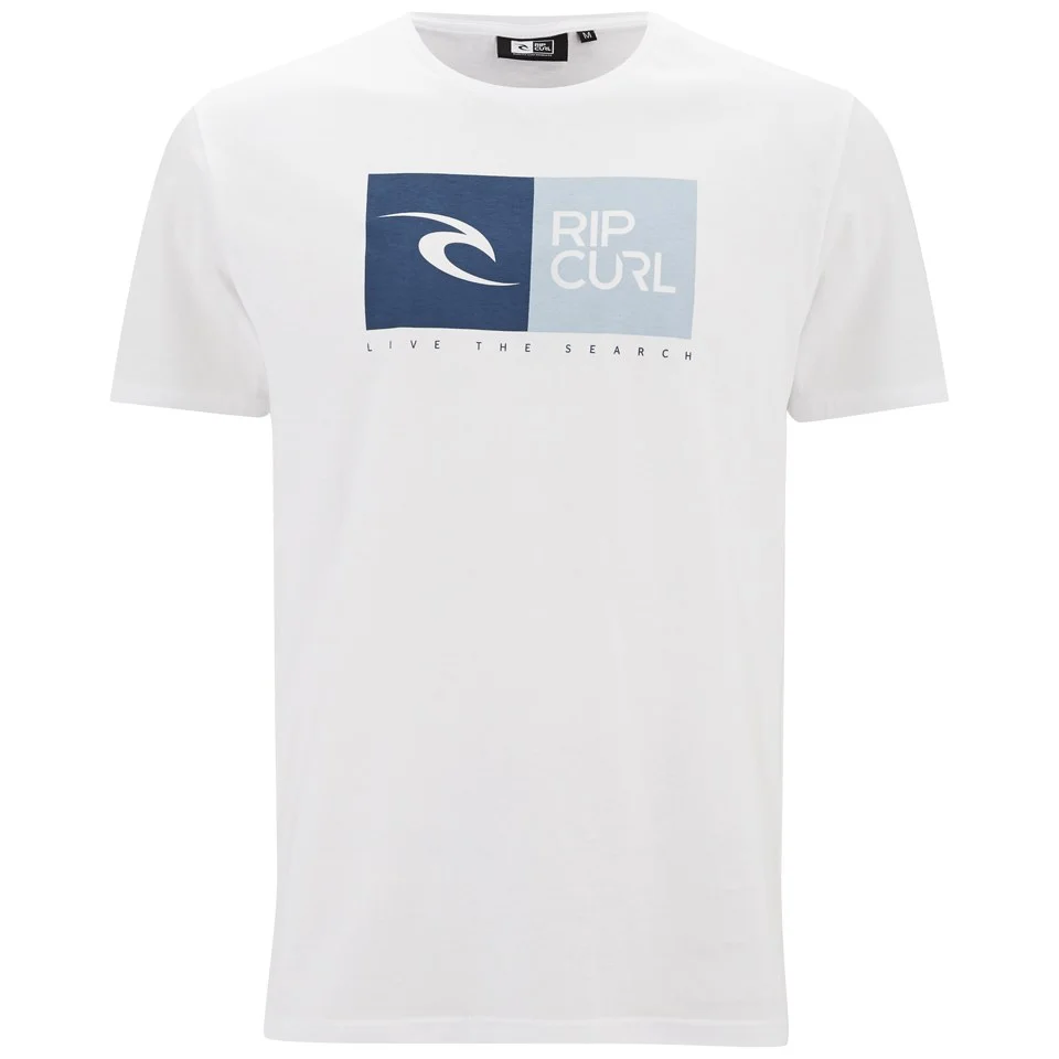 Rip Curl Men's Ripawatu Regular Fit T-Shirt - Optical White - S - Wit Afbeelding 1
