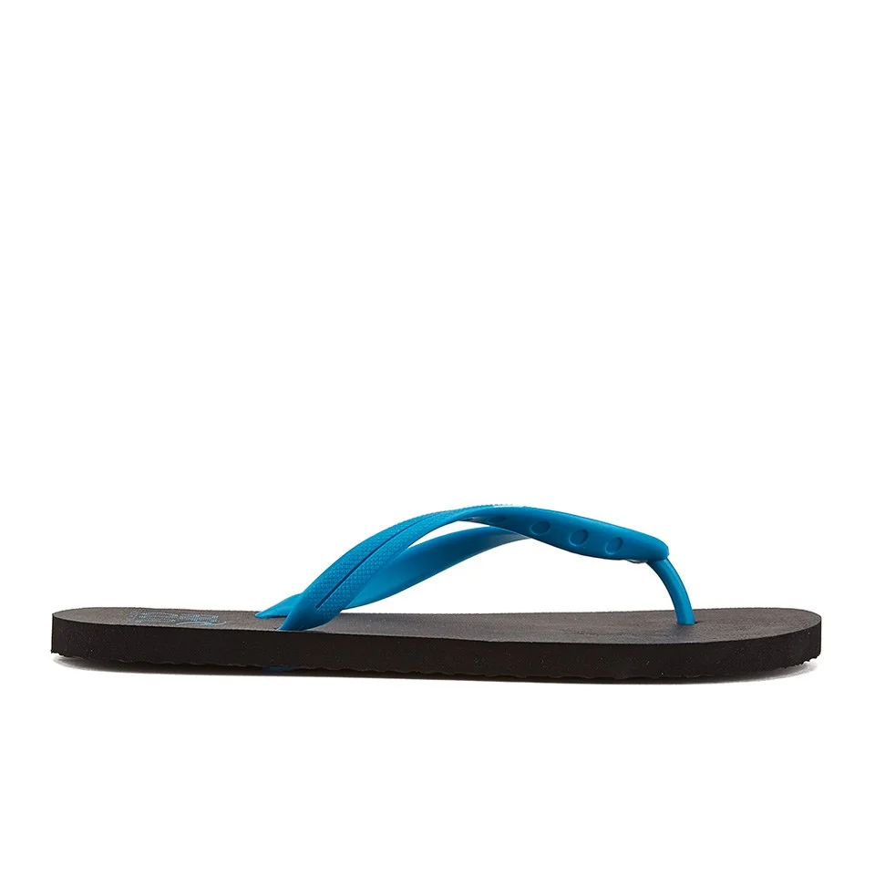 Rip Curl Men's MC EVA Flip Flops - Black/Blue - UK 7 - Zwart Afbeelding 1