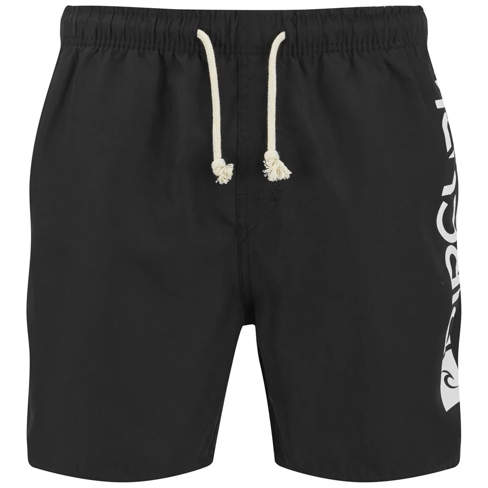 Rip Curl Men's Aggrobrash 16 Inch Volley Swim Boardshorts - Black - S - Zwart Afbeelding 1