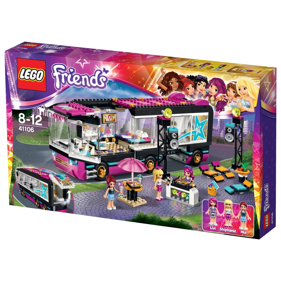 LEGO Friends: Popster Toerbus (41106) Afbeelding 1