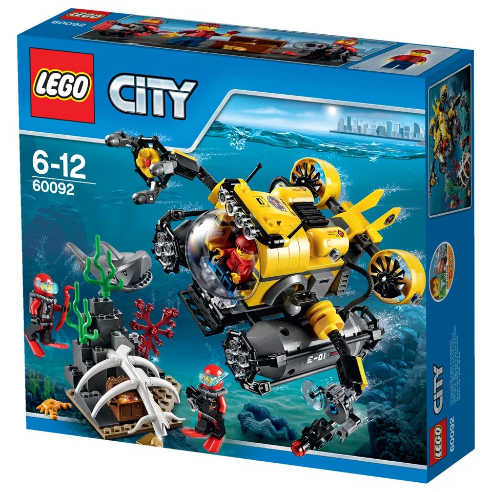 LEGO City: Diepzee Duikboot (60092) Afbeelding 1