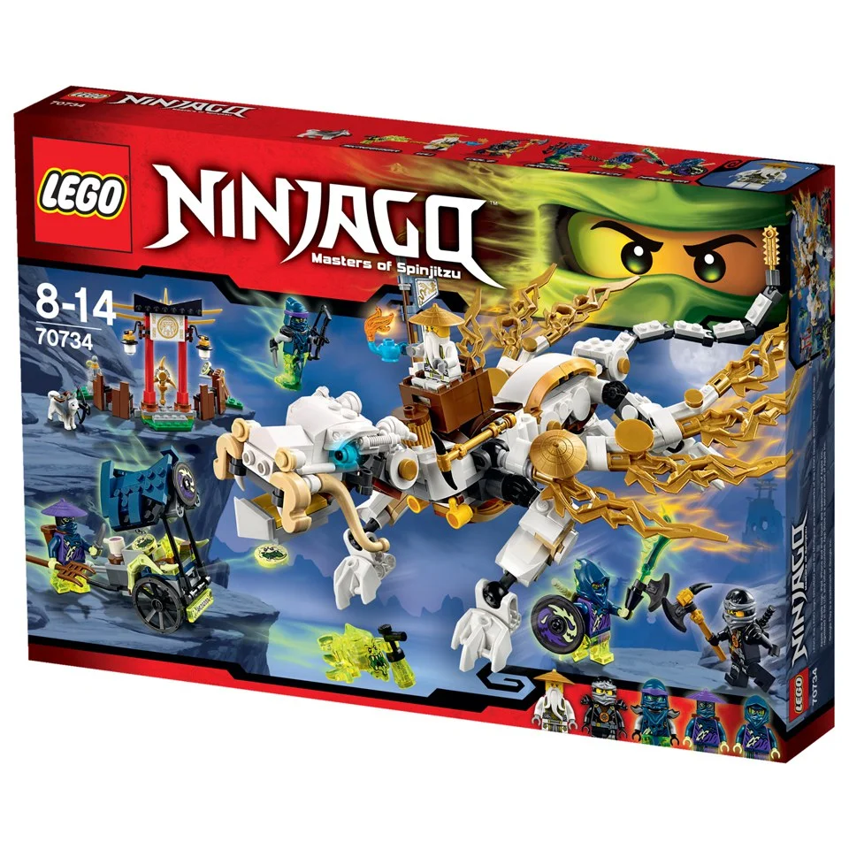 LEGO Ninjago: De draak van Meester Wu (70734) Afbeelding 1