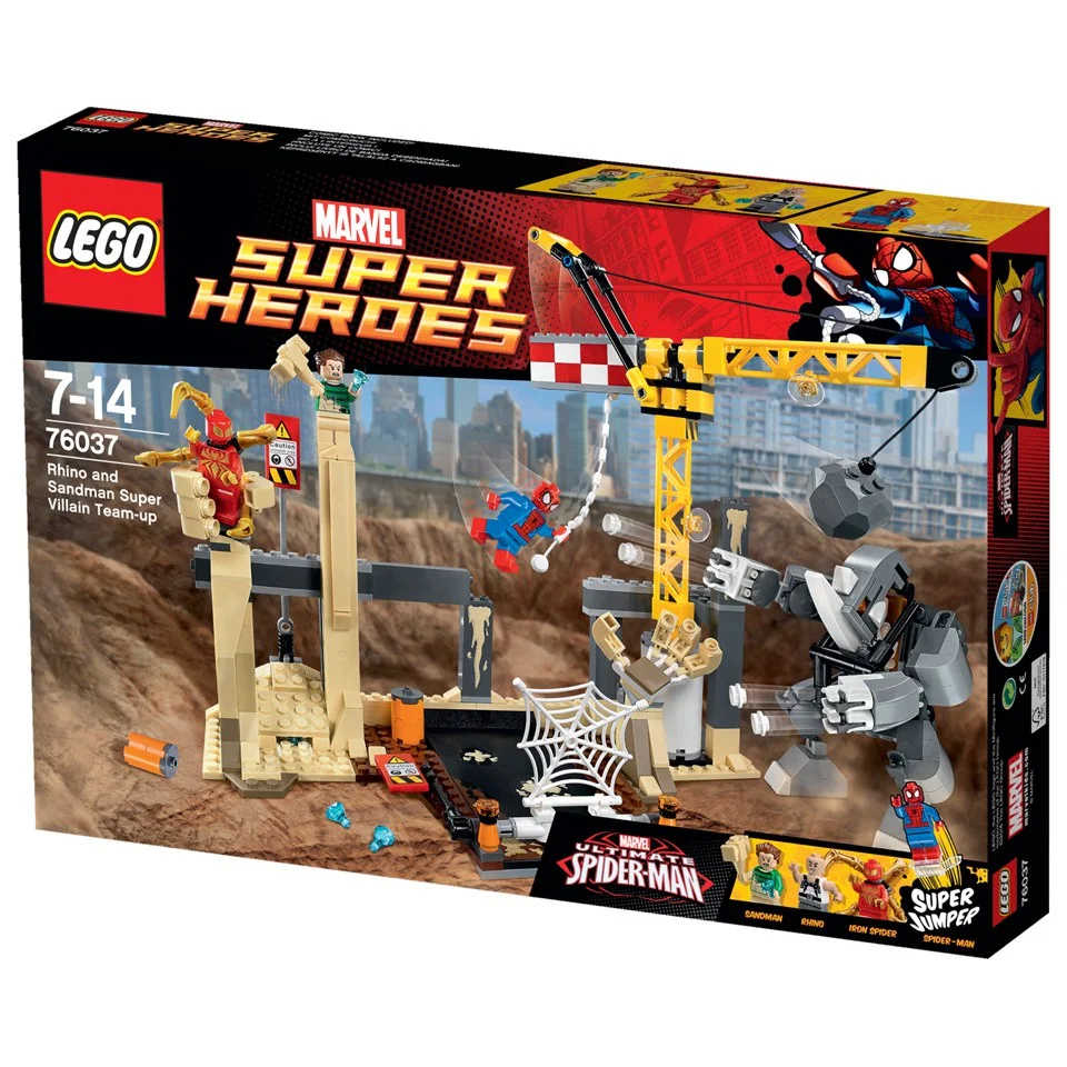LEGO Super Heroes: Rhino en Sandman Superschurk-samenwerking (76037) Afbeelding 1