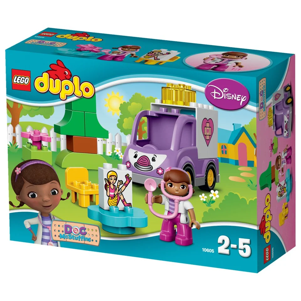 LEGO DUPLO: Doc McStuffins Rosie de Ambulance (10605) Afbeelding 1