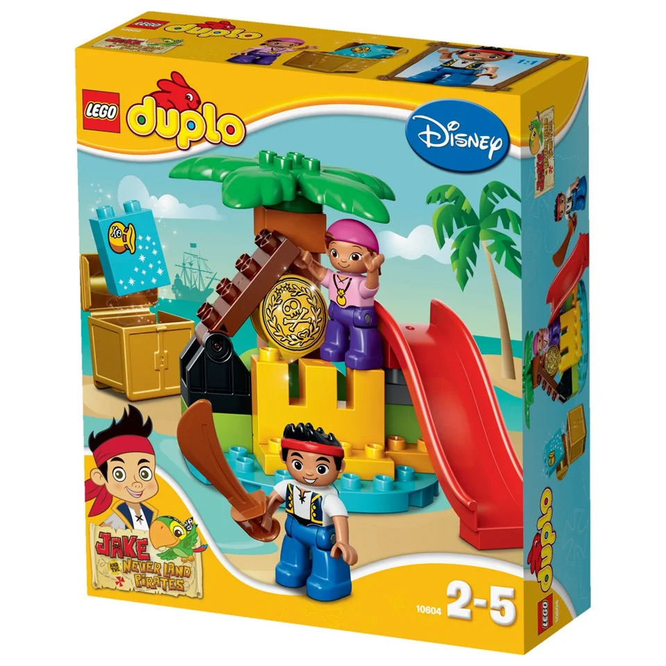 LEGO DUPLO: Jake & de Nooitgedachtland Piraten Schateiland (10604) Afbeelding 1
