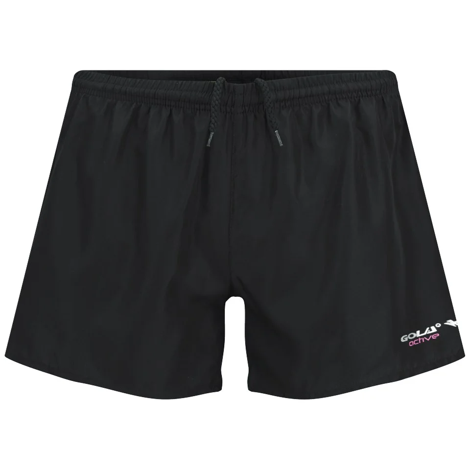 Gola Women's Simona Training Shorts - Black/Coral - UK 8 - Zwart Afbeelding 1