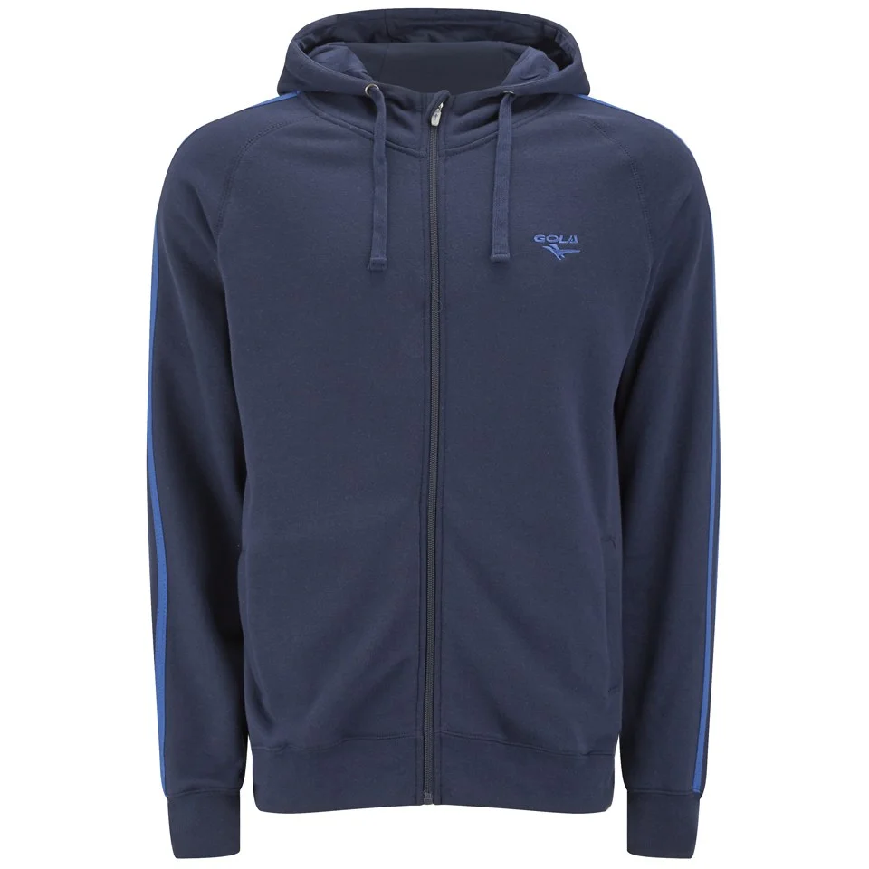 Gola Men's Miller Full Zip Hoody - Dark Navy - S - Blauw Afbeelding 1